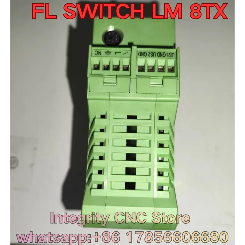 Used   FL SWITCH LM 8TX 2832632 Industrial Switch—Functionality Tested and Working Properly
