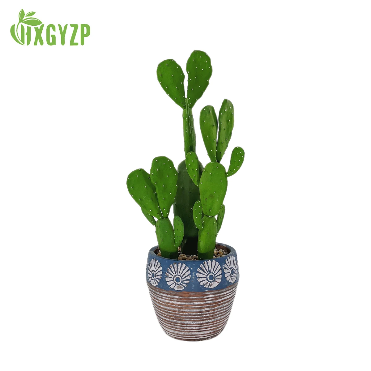 Artificial Tropical Plant Cactus With Bright Ceramic Basin For Table Top Garden Decoration Tropical Plant Potted Home Decor