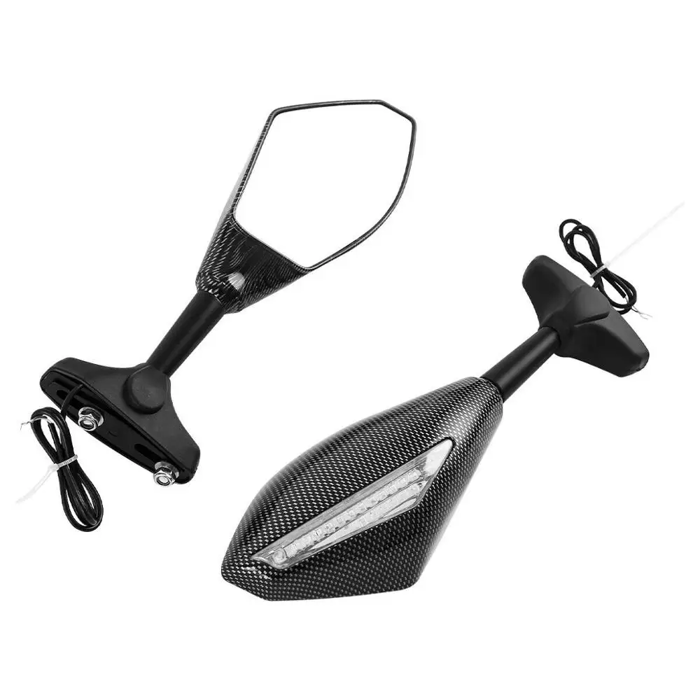 

Для Ducati Kawasaki Honda Yamaha SUZUKI аксессуары для мотоциклов, боковые зеркала заднего вида, светодиодный указатель поворота, велосипед для грязи