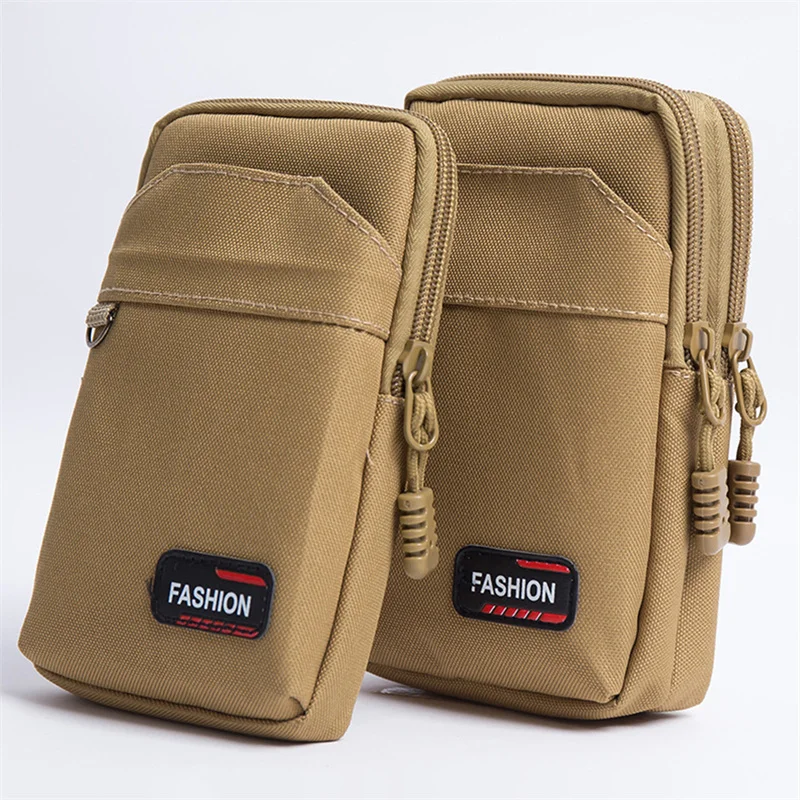 Nylon Bag Outdoor Molle Waist Fanny Pack Men Phone Pouch Camping Hunting Waist Bag Gear Purses