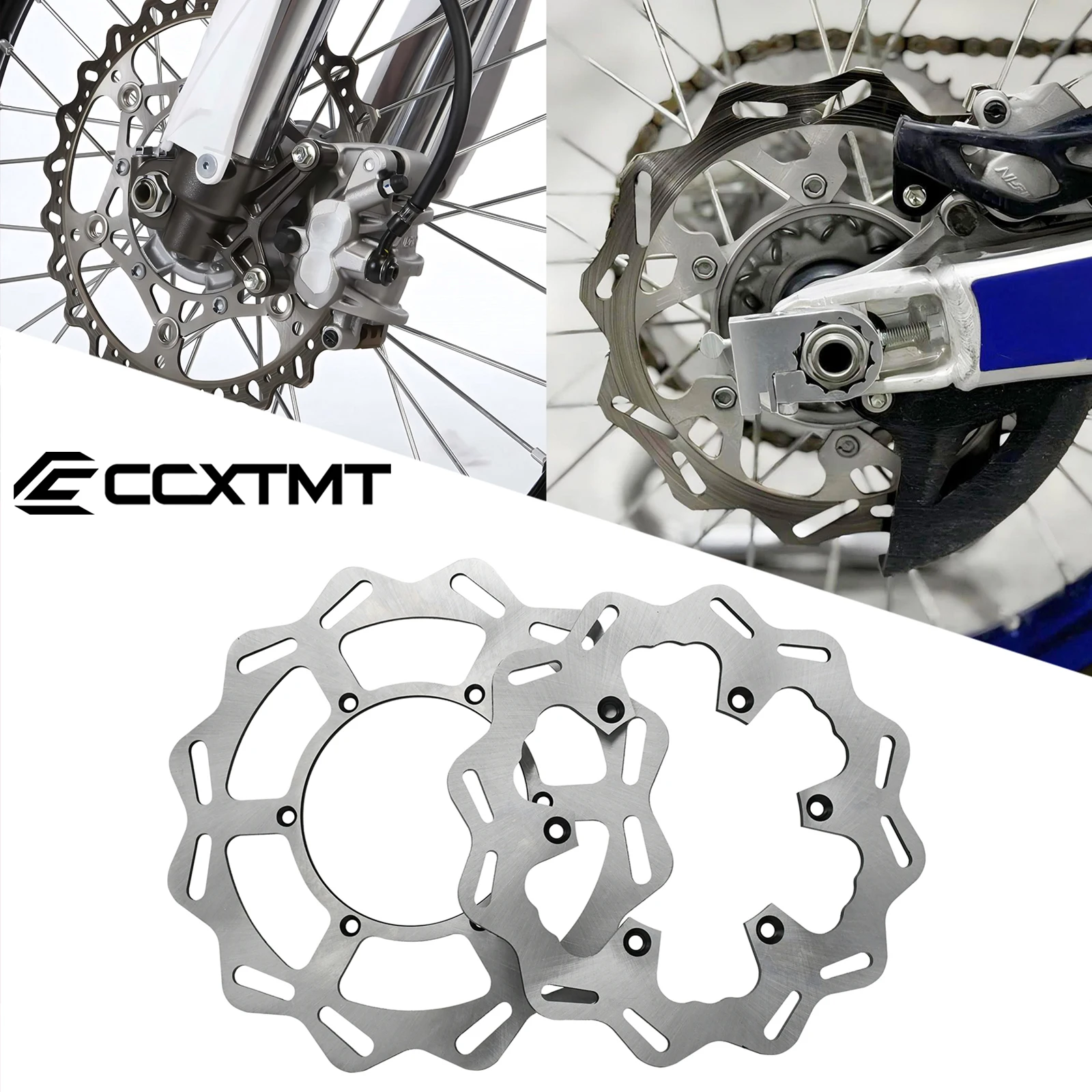 Motorcycle 245mm 270mm Front Rear Brake Disc Rotor For Yamaha YZ125 YZ250 YZ250F YZ426F YZ450F YZ250X WR125 WR250 WR250F WR450F