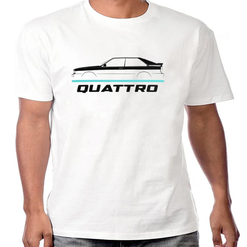 2025 hommes T-shirt décontracté Audis Quattro 1980-1991 passionné de voiture T-shirt graphique été manches courtes