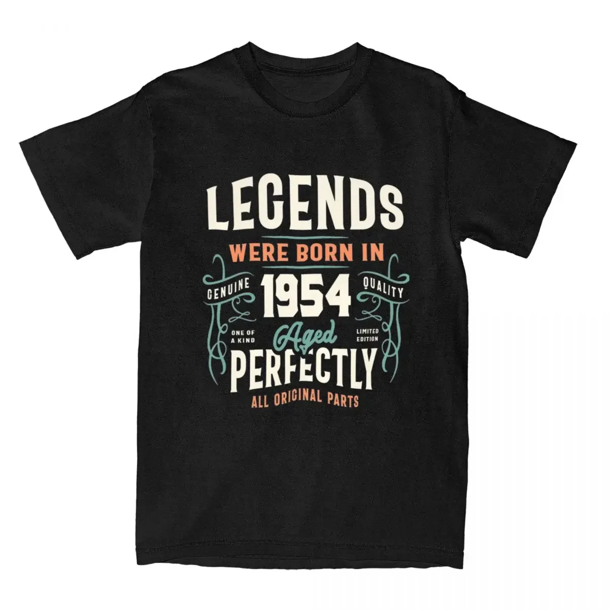 Men Women's 70 Year Old 1954 70th Birthday Gifts Shirt Stuff aged 70 100% Cotton T-shirt Clothing Cool Tees New Arrival