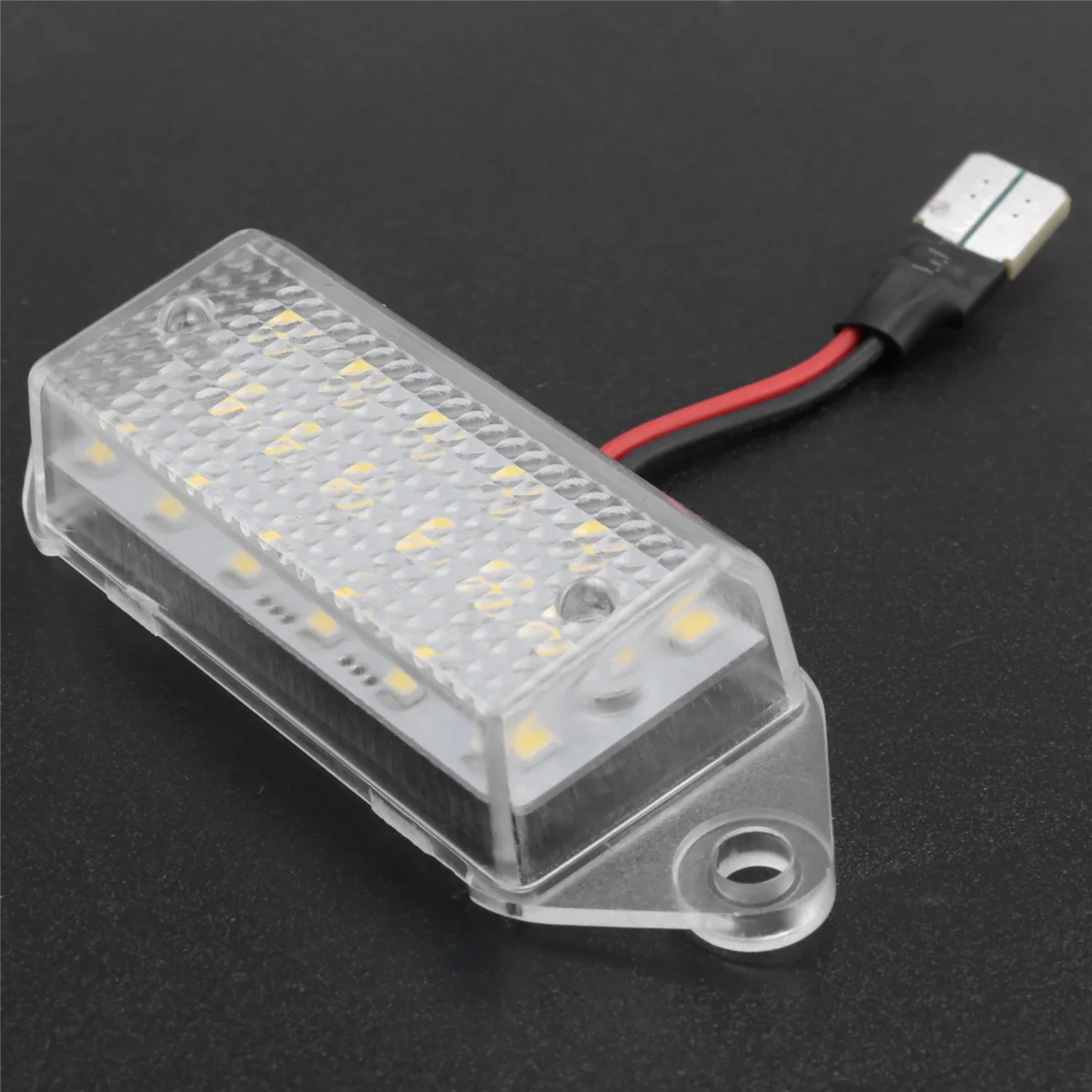 Bombillas de matrícula Led sin errores, lámpara de luz de matrícula Led blanca 18Smd para Mitsubishi Lancer X Evo 2003-2017, 2 uds.