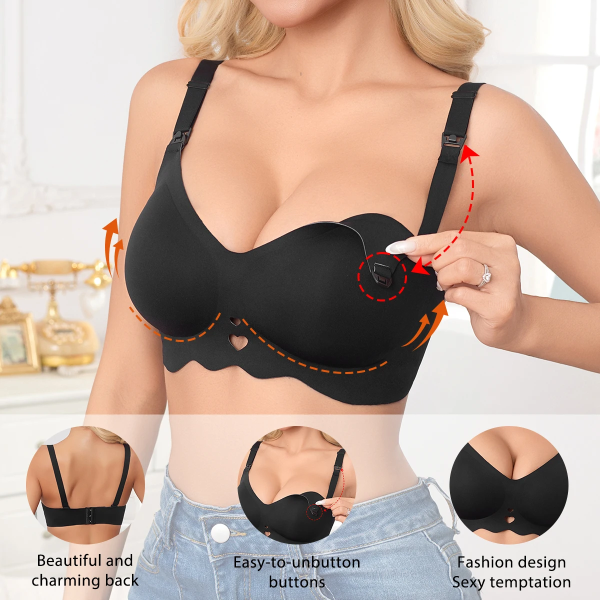 

Бесшовный бюстгальтер для беременных, высокое качество, женское нижнее белье для кормления грудью, мягкий удобный бюстгальтер для кормления грудью для беременных женщин