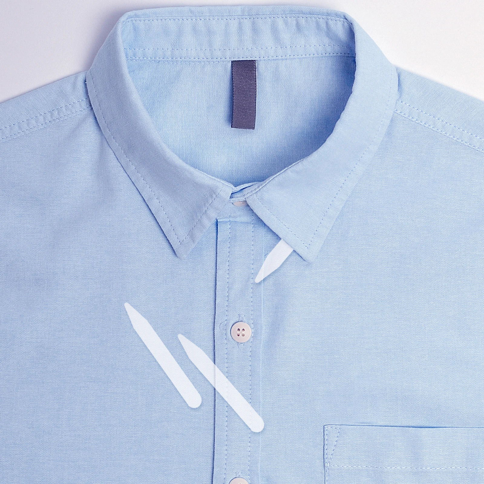 300 قطعة طوق شفاف يبقى متينة من مادة الحيوانات الأليفة ملحق القميص لا يتطلب الخياطة هدية مثالية للرجال ياقة القميص #6