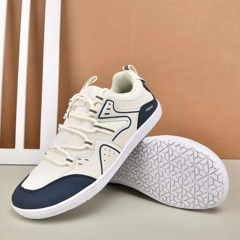 

Classic Brand Designer 4E Wide Last Outdoor Walking Shoe Flat Bottom Anti Slip Fitness Shoe Barefoot Sport and Leisure Shoe