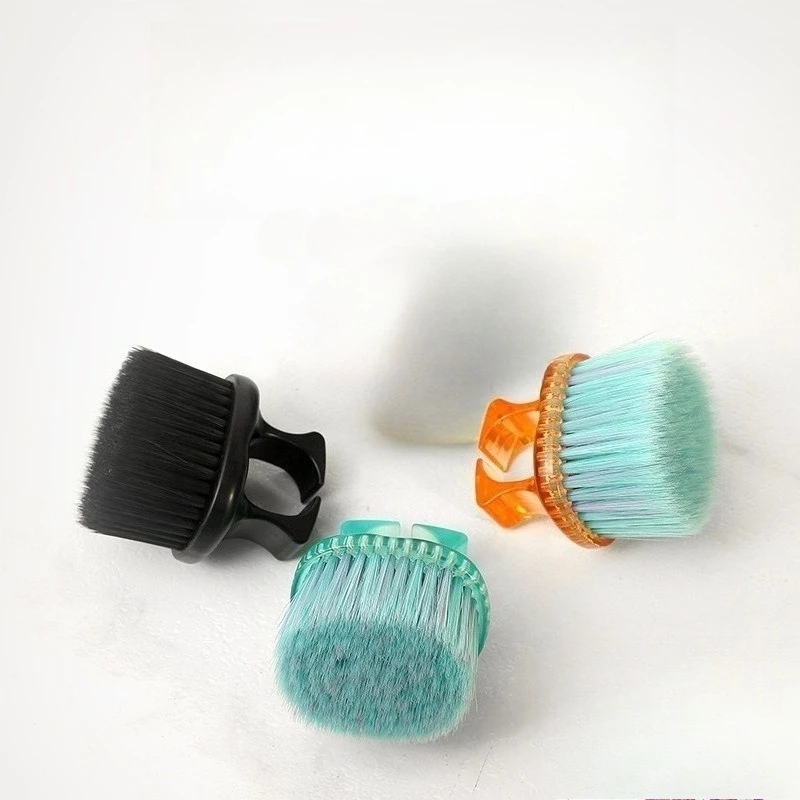 1Pcs Barbershop Ring Horse Bristle Beard Brush Men Shaving Brush Portable Barber Beard Brushes Salon Barber Facial Cleaning Tool