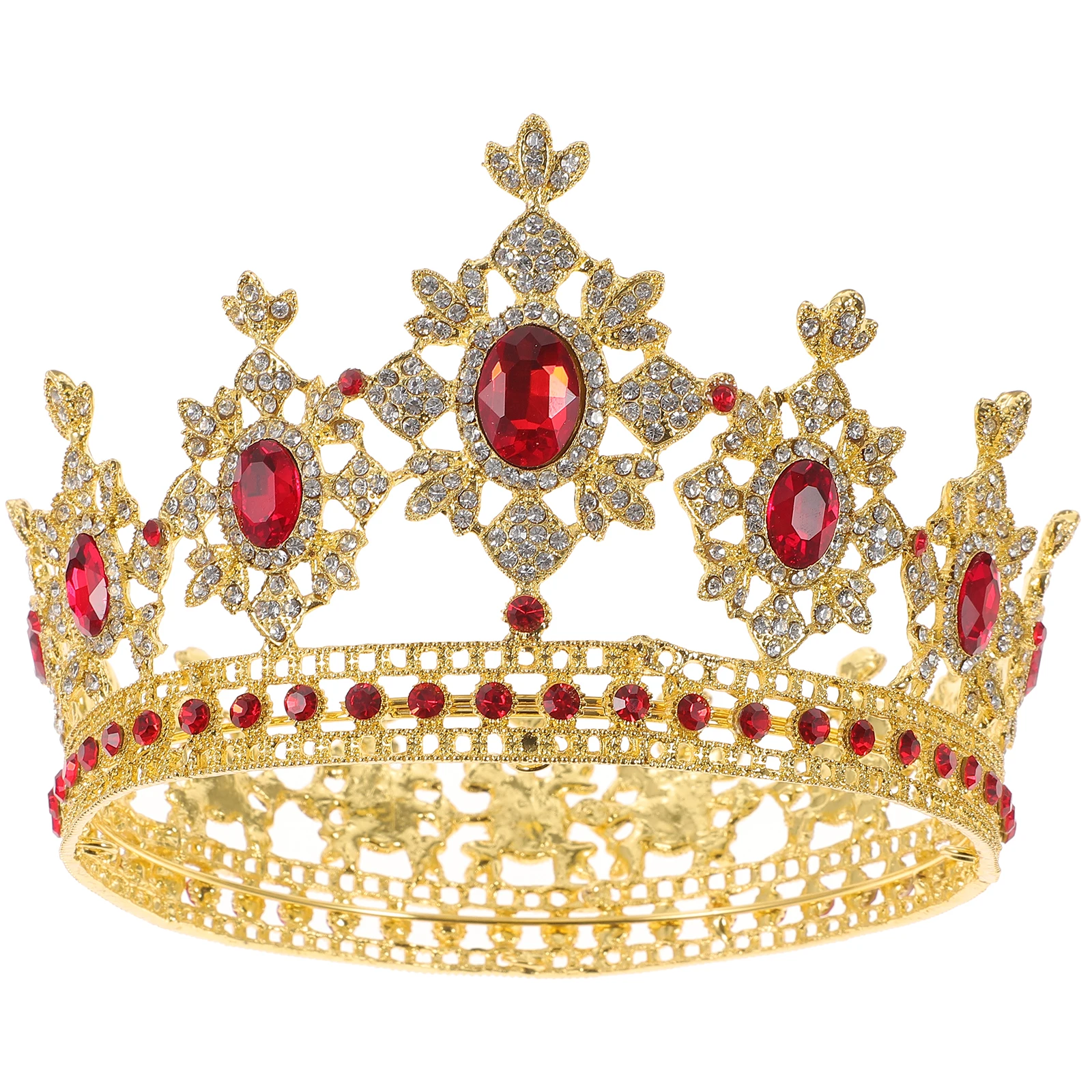 

Alloy Rhinestone Crown Bride Elegant Fashion Headwear Photography Wedding Headdress Gorgeous Brightness Unique Design Birthday