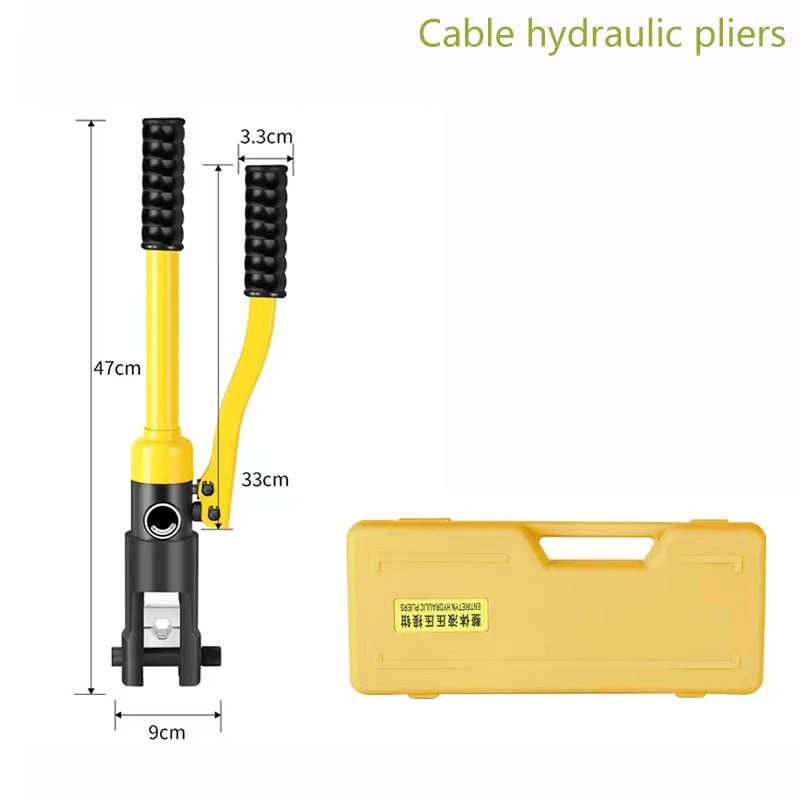 Cable Hydraulic Pliers, Manual Hydraulic Crimping Pliers, Cold Pressing Terminal Crimping Pliers, Copper Head Crimping Pliers