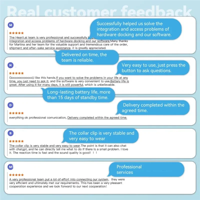 ABGI-Micrófono Inteligente Escucha Entrada Traductores Idioma Micrófono Bluetooth Portátil