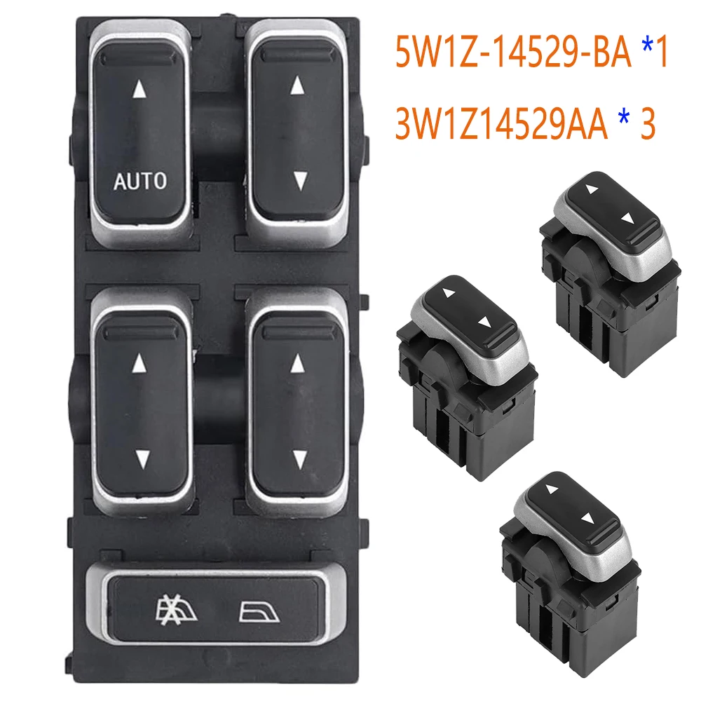 

5W1Z-14529-BA 3W1Z14529AA Car Accessories For Lincoln Town Car 2003-2009 Electric Power Window Switch Lifter Button Auto Parts