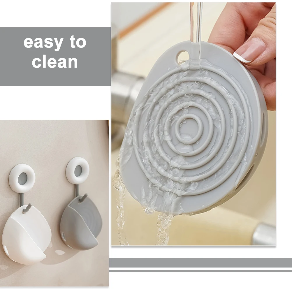 

1pc Mini Washboard Soap Storage Box Compact Portable Plastic Handheld Scrubber For Clothes Shoes Cleaning Bathroom Shower