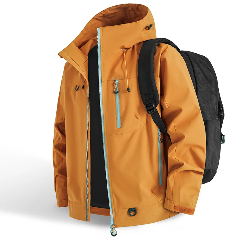 Unisex Waterproof Windbreaker Jackets Outdoor Sport Windproof Single-Layer Jacket Men Women Hiking Climbing Trekking Rain Coats