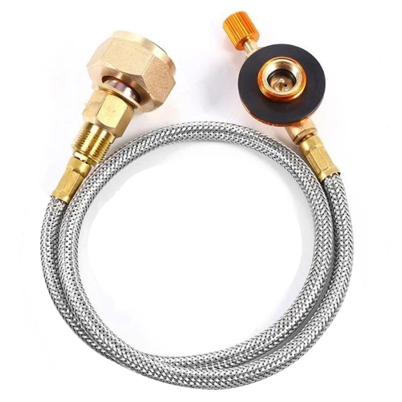 Europe Camping Gas Stove Propane Refill Adapter Burner Outdoor LPG Flat Cylinder tank Coupler Container Refill Adapter