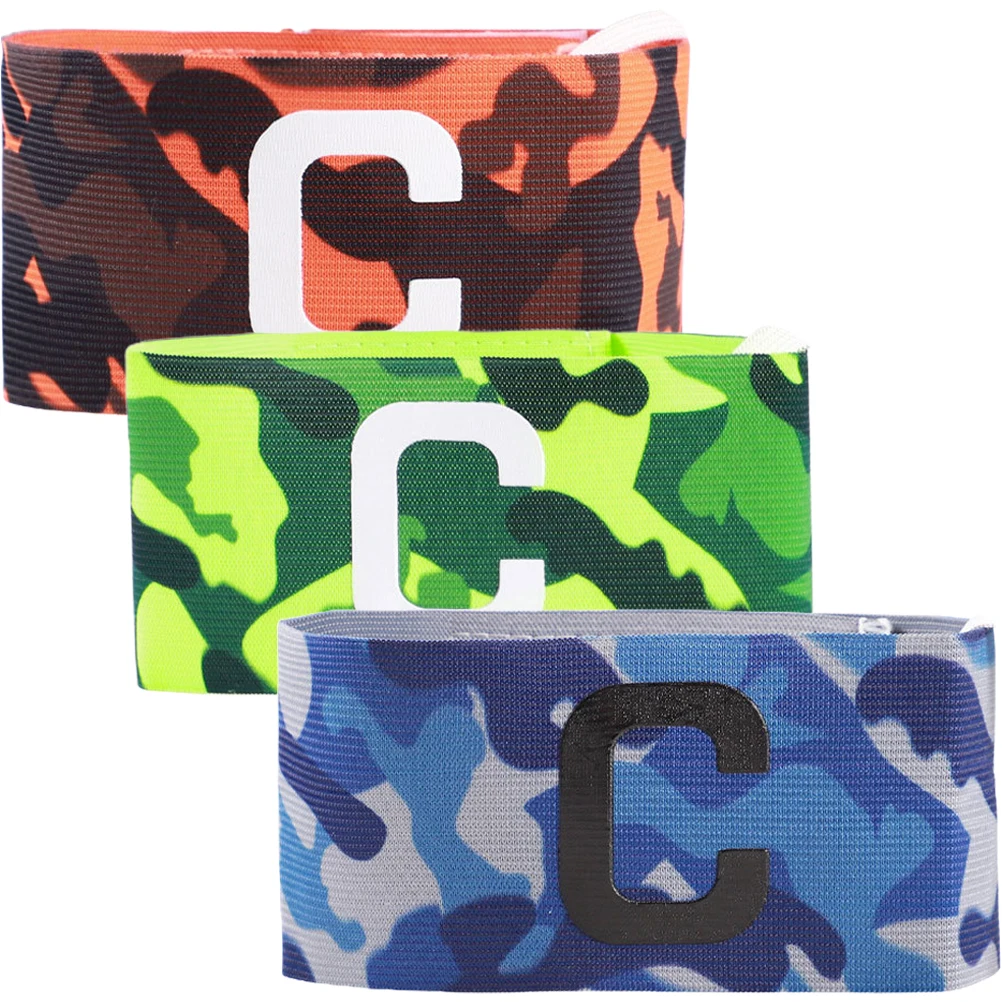 

3pcs Captain Armb Elastic Adjustable Sports Arm Strap Portable Safety Night Running Gear Armb for Soccer Rugby