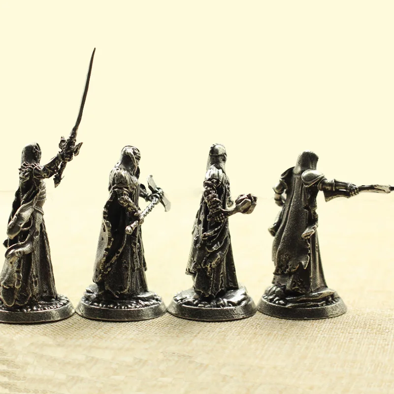 Metall Brettspiel Stücke Militär Kampf Miniatur Ornament Zubehör Cupronickel Phantom Armee Soldat Action Figuren Modell