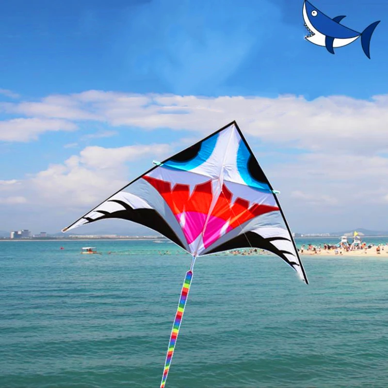 จัดส่งฟรี shark kites บินสําหรับผู้ใหญ่ kites line delta kites โรงงาน windsurf บินของเล่นอุปกรณ์เสริมสําหรับตกปลา Kite reel