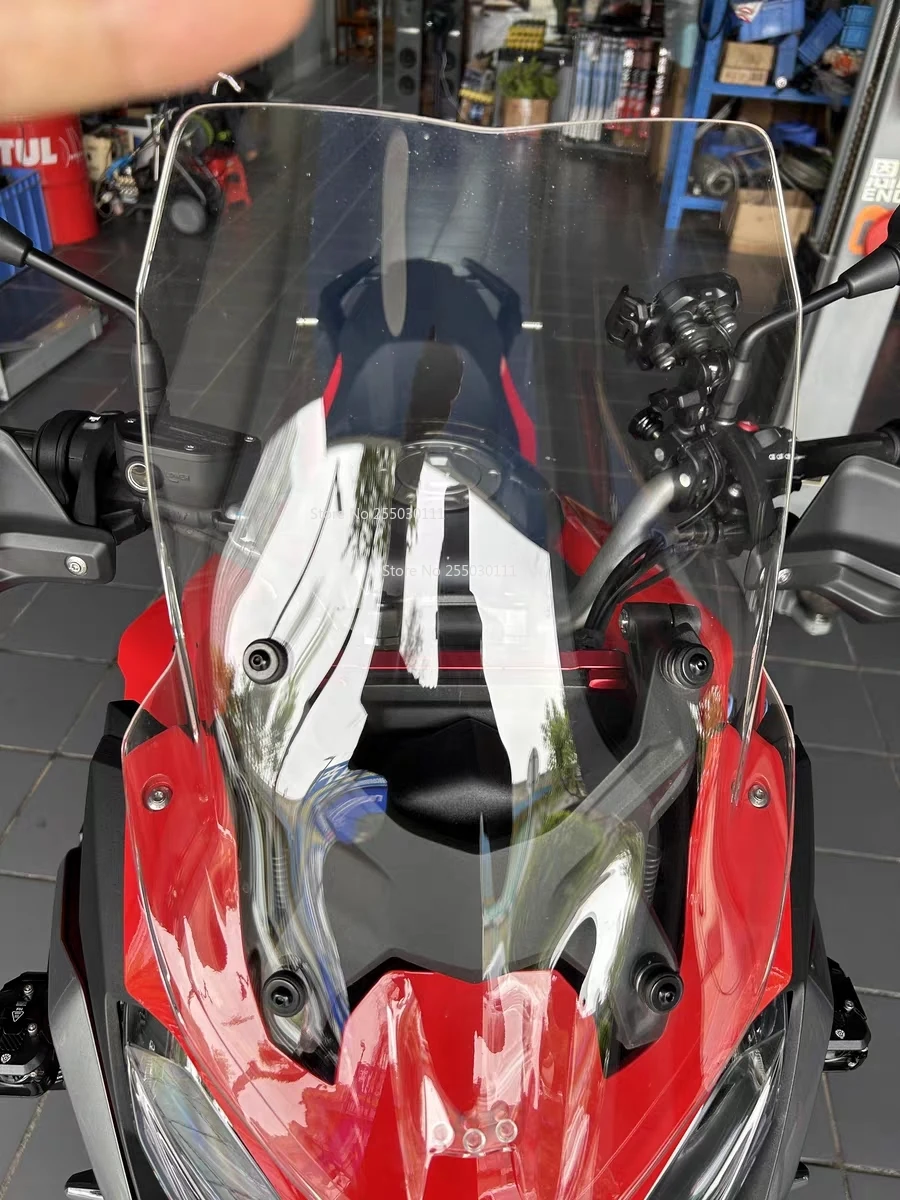 Motorcycle Front Windscreen For BMW F900XR Accessories Windshield Heighten Widen Wind Screen Fairing Wind Deflector