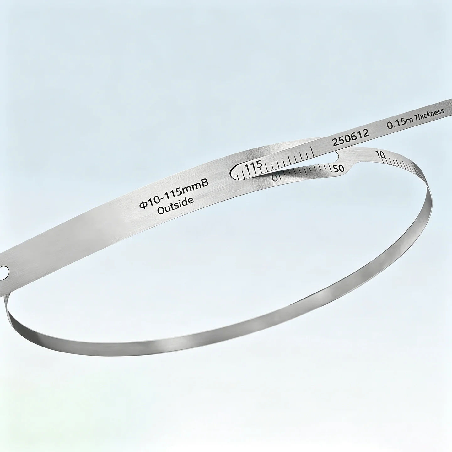 Mini Pi Tape Stainless Steel Perforated Diameter Pi Tape, Measuring Range 5-35mm / 10-35mm / 10-115mm