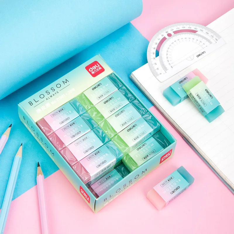 6 pezzi di gomma gelatina traslucida per esame d'arte, studente, schizzo, matita, correzione in gomma, materiale di cancelleria per la scuola