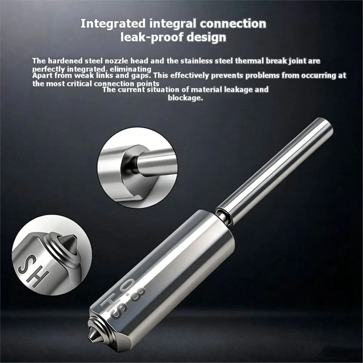 【☾♦2026 TOP Global□】For S1 Max Nozzle 0.4 0.6 0.8 Hardened Steel Integrated Combo Extruder Hotend Kit 3D Printer Accessories
