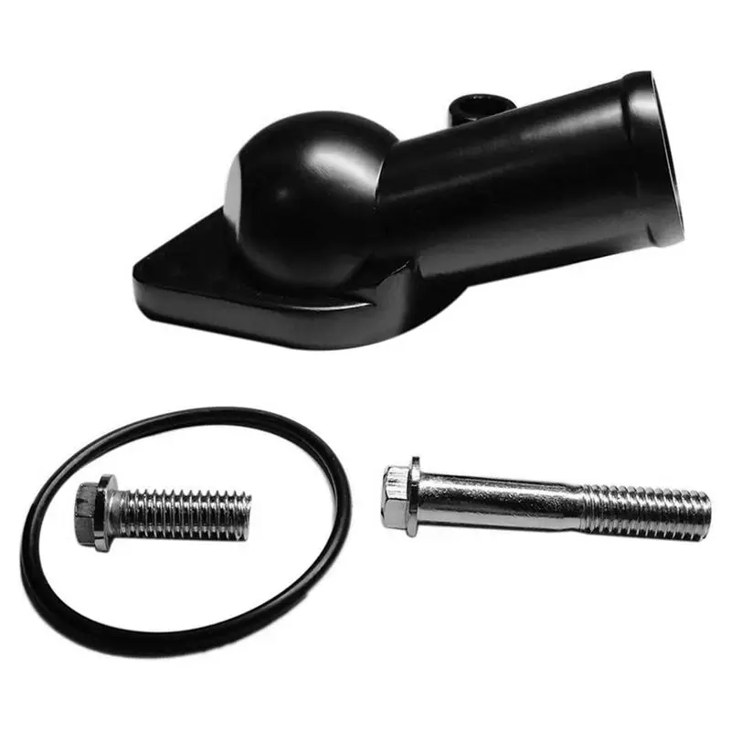 

Compact SBC BBC Water Neck Thermostat Housing 15° For Chevy 350 454 Small Big Block