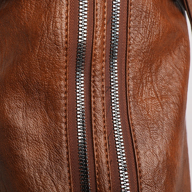 Modische Damen-Umhängetasche aus weichem Leder, große Kapazität, mehrere Außentaschen, abnehmbarer Riemen, Crossbody-Handtasche für den Alltag – Detail 23