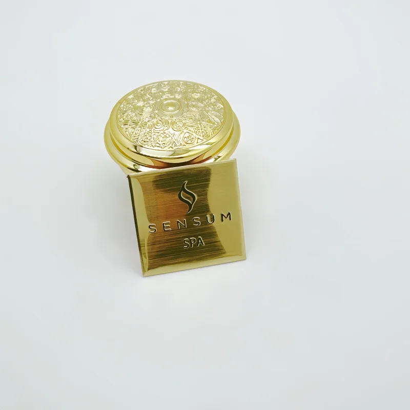 custom.Custom Premium Metal Aluminum Nameplate Modern Eau De Parfum Bottle Stickers Fragrance Skincare Cosmetic Jar Oud Packagin