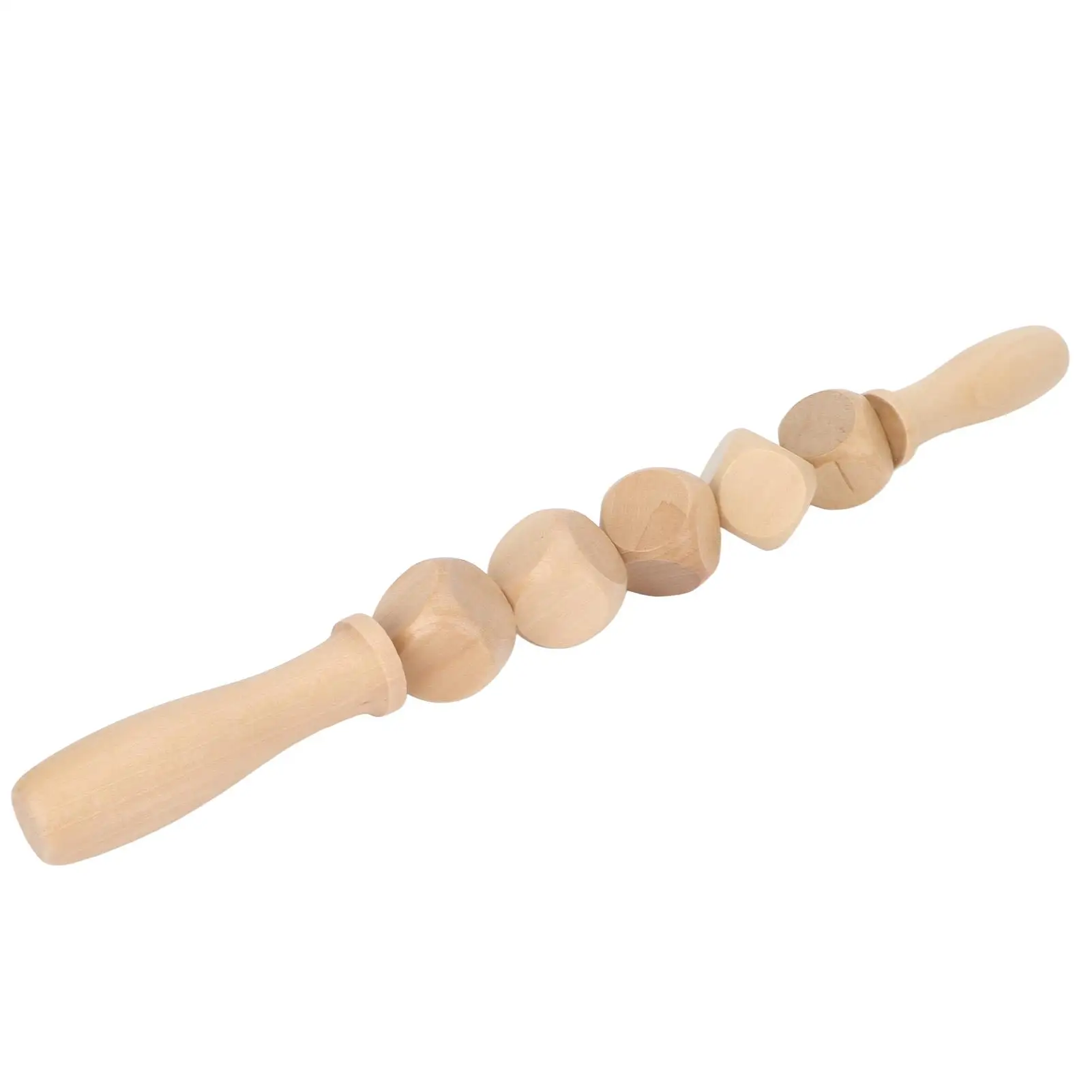 

Wood Therapy Roller Massage Tool for Full Body Muscle Pain Relief - Manual Lymphatic Drainage Massager and Fascia Roller