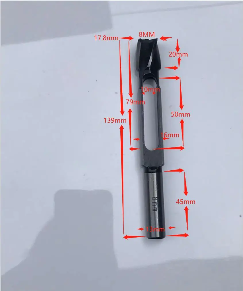 High Quality Tenon Dowel & Plug Cutter Tenon Maker, Tapered Snug Plug Cutters 8mm