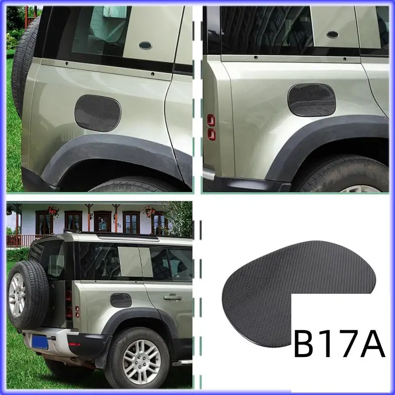 

BT-Car Fuel Tank Cover Trim For Land Rover Defender 90 110 130 2020-2025 Carbon Fiber Gas Tank Cover Accessories
