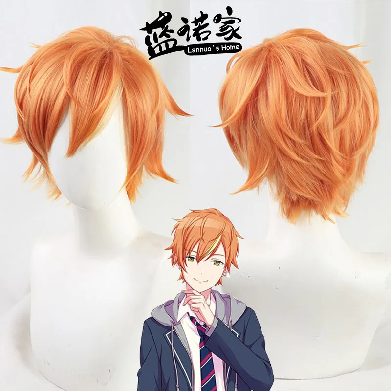 

Virtual YouTube Vtuber Akihito Shinonome Cos Cosplay Wig Halloween Carnival Party Props Synthetic Hair + Wig Cap
