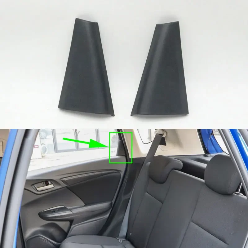 For Honda FIT JAZZ 2015 2016 2017 2018 GK5 Auto Left Right Rear Door Triangle Inner Garnish Trim Panel Cover