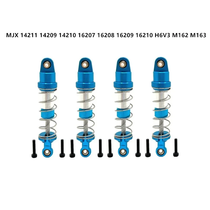 

MJX Hyper Go 14209 14210 14211 16207 16208 16209 16210 H16 4 шт. Металлический масляный амортизатор, демпфер, детали для обновления радиоуправляемого автомобиля, аксессуары