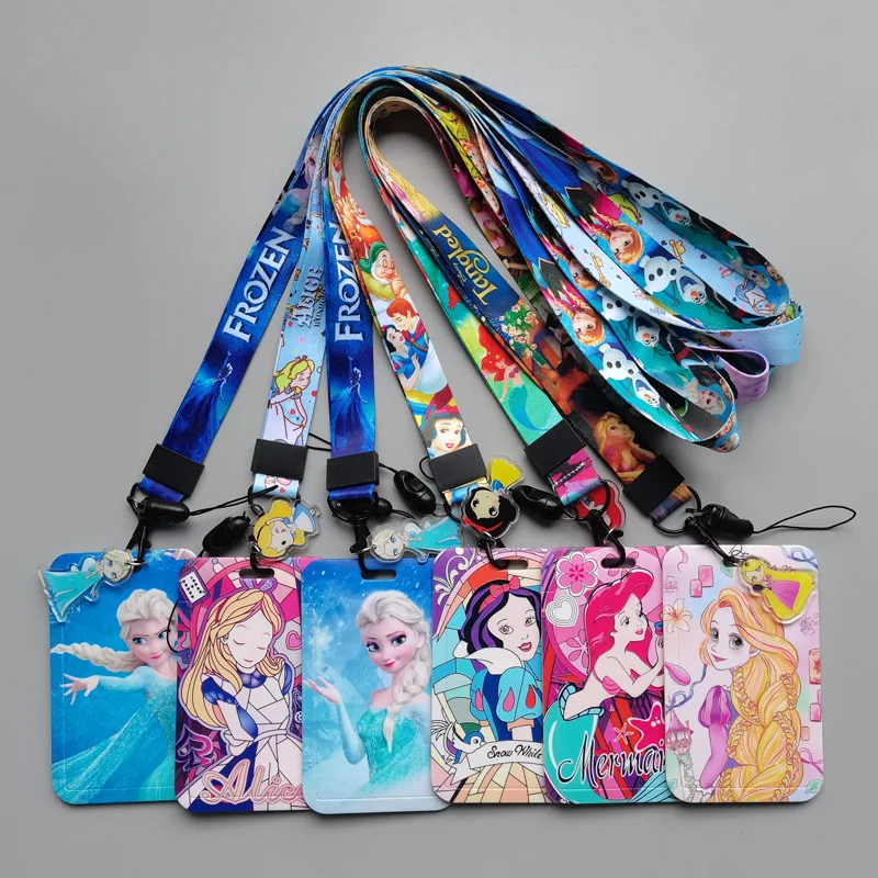 

Kawaii Disney Princess Elsa Card Holder Cute ID Card Holder Student ID Case Work ID Holder Access Card Case Gift for Girls