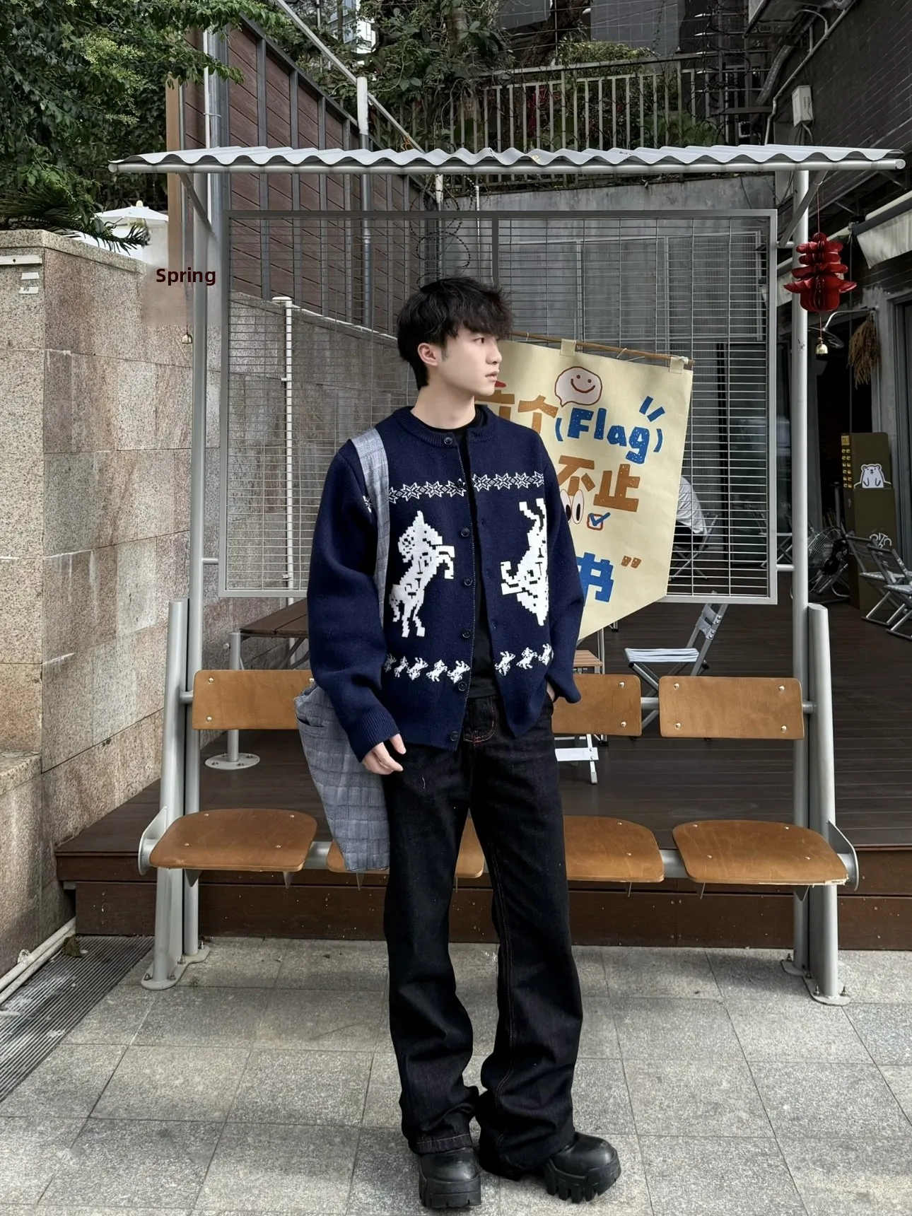 

Теплый повседневный вязаный кардиган, пальто, мужской зимний модный свитер для рукоделия, длинные светящиеся длинные брюки для подростков