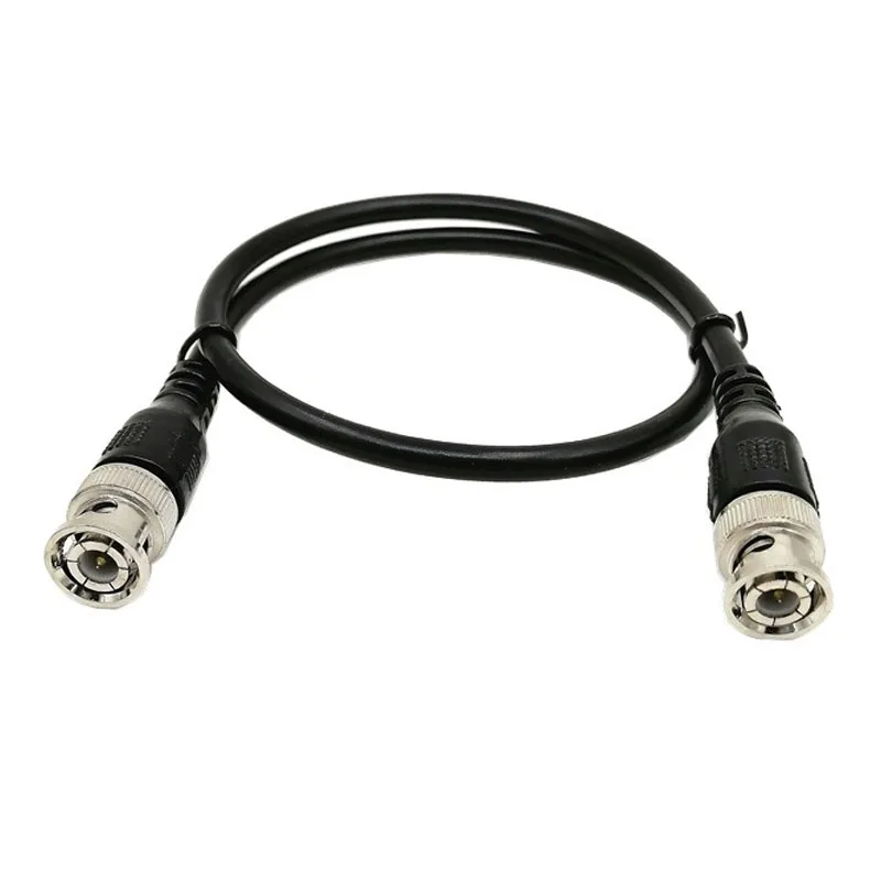 1PCS 0.5/1/2M BNC Head Coaxial Video Tie Jumper  Pure Copper Q9 Plug Coaxial HD Cable BNC Video Cable