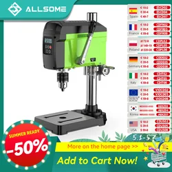Allsome Benchtop Drill Press,Variable Speed drilling machine BG-5168E BG-516809