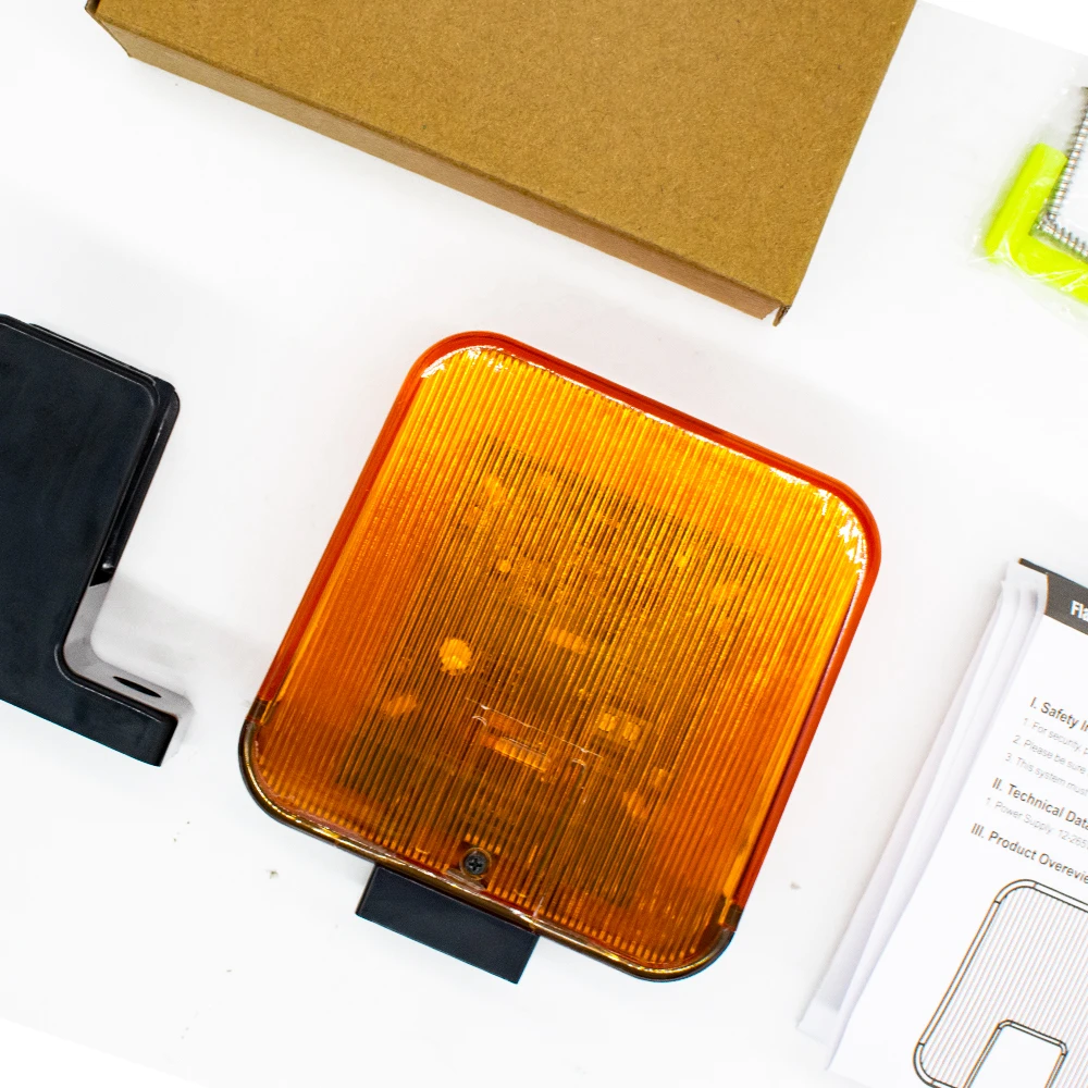 تحذير ضوء للانزلاق وفتاحة بوابة متأرجحة التيار المتناوب تيار مستمر 12-265 فولت إنذار وامض مصباح Lndicator ضوء لبوابة المرآب الباب التلقائي