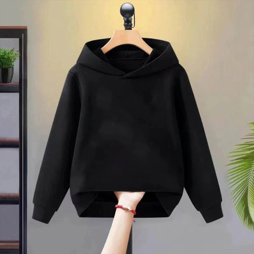 Kids' Hooded Sweatshirt for Boys & Girls Aged 3-12 | Multi-Color in Red, Pink, White & Black | Casual Versatile Kids' Top & Coat