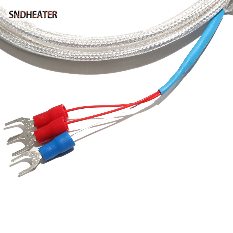 SNDHEATER flangia cieca sottovuoto tipo K PT100 termocoppia corazzata CF KF scheda flangiata sensore di resistenza alla temperatura sonda pieghevole