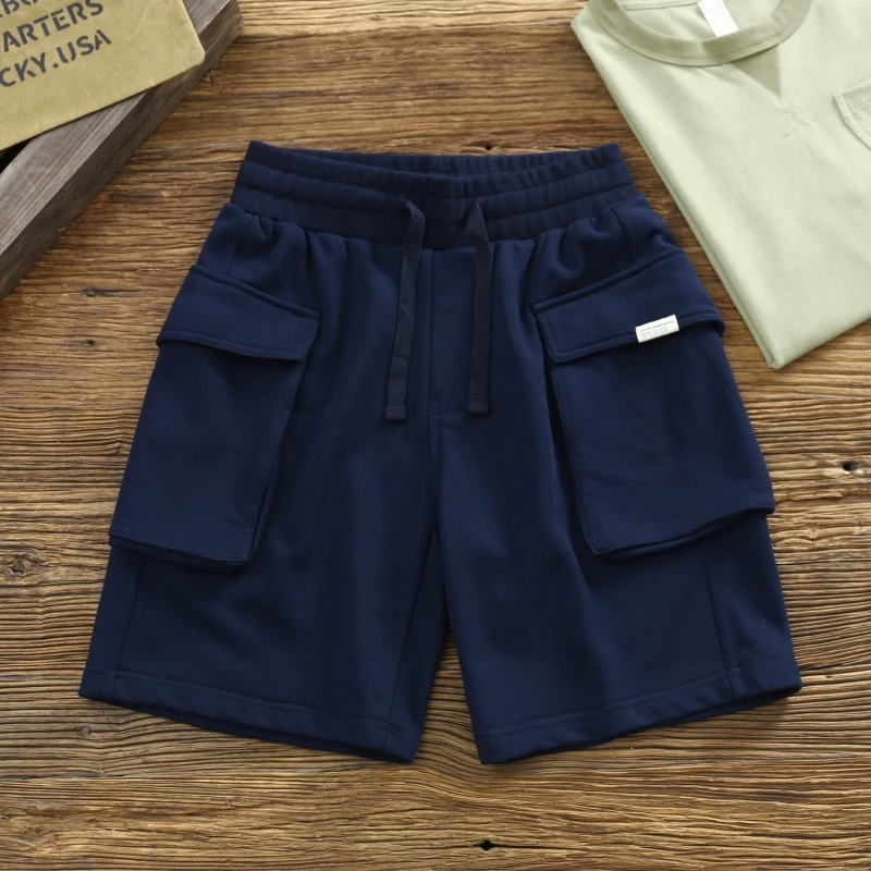 الأمريكية Sle عادية محبوك ort السراويل الرجال الصيف ملابس العمل فضفاضة خمس نقاط السراويل مستقيم الساق الشباب الطاقة Sle #3