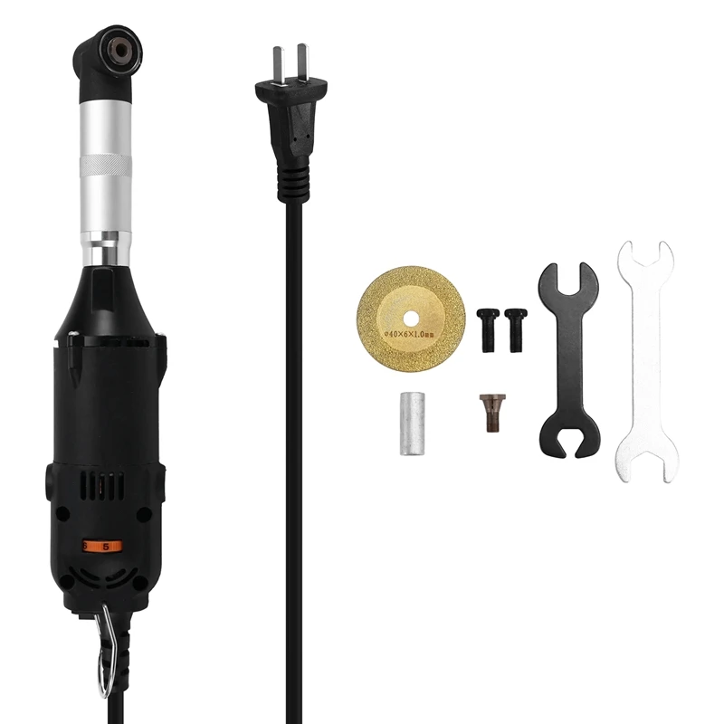 350W 90 Degree Speed Adjustable Electric Elbow Ceramic Tile Sewing Machine Tile Cleaning Tools US Plug