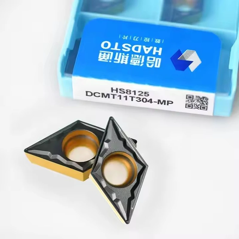 

Hadsto Original Dcmt070204 Dcmt11T304 Dcmt11T308 Mp Hs8125 Cnc Lathe Tools Carbide Inserts Turning Tools Parts Used for Steel