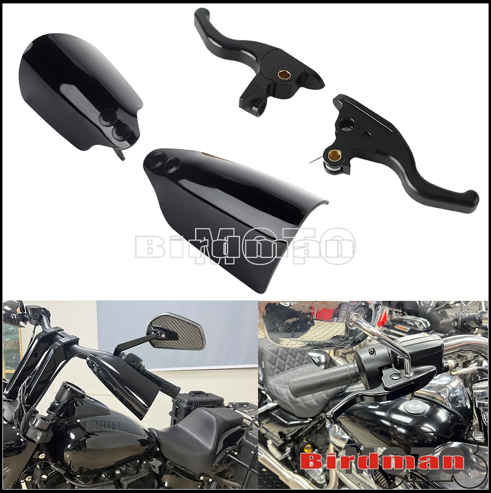 

Motorcycle Handshield Guard Handguard Protector For Harley Touring Road King Road Electra Glide 2021-2023 Clutch Brake Lever Set
