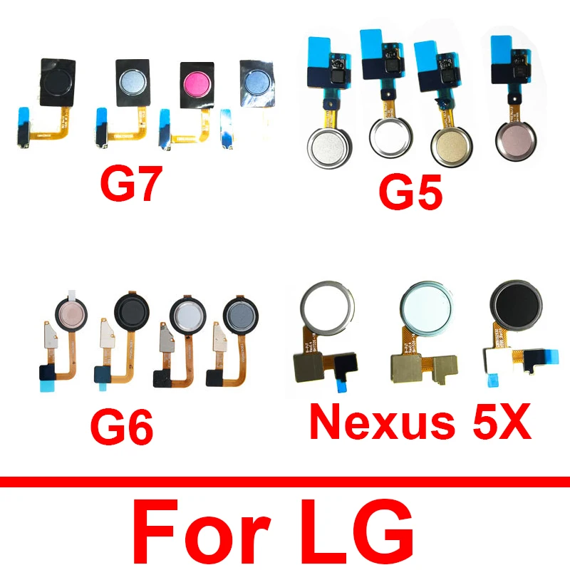 

Home Button Fingerprint Sensor Flex Cable For LG G5 G6 G7 ThinQ G710 Nexus 5X Finger Reader Touch Sensor Flex Ribbon Spare Parts