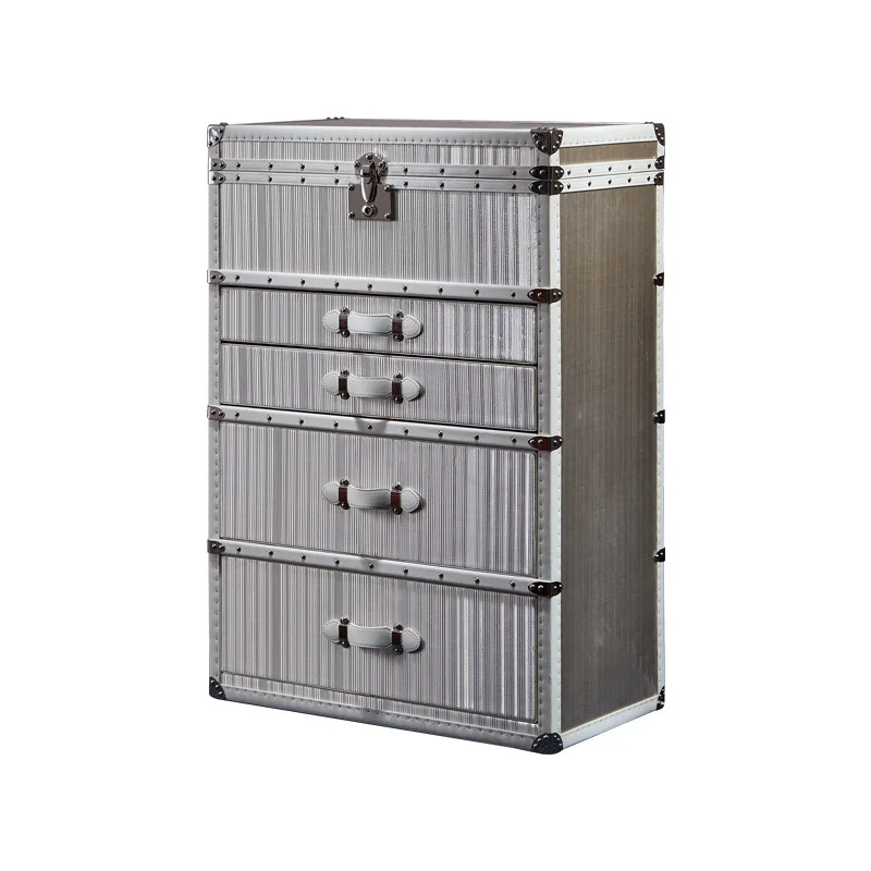 K-9070 Italian-style chest, high-end, floor-to-ceiling jewelry storage, jewelry cabinet, French cream-style dresser