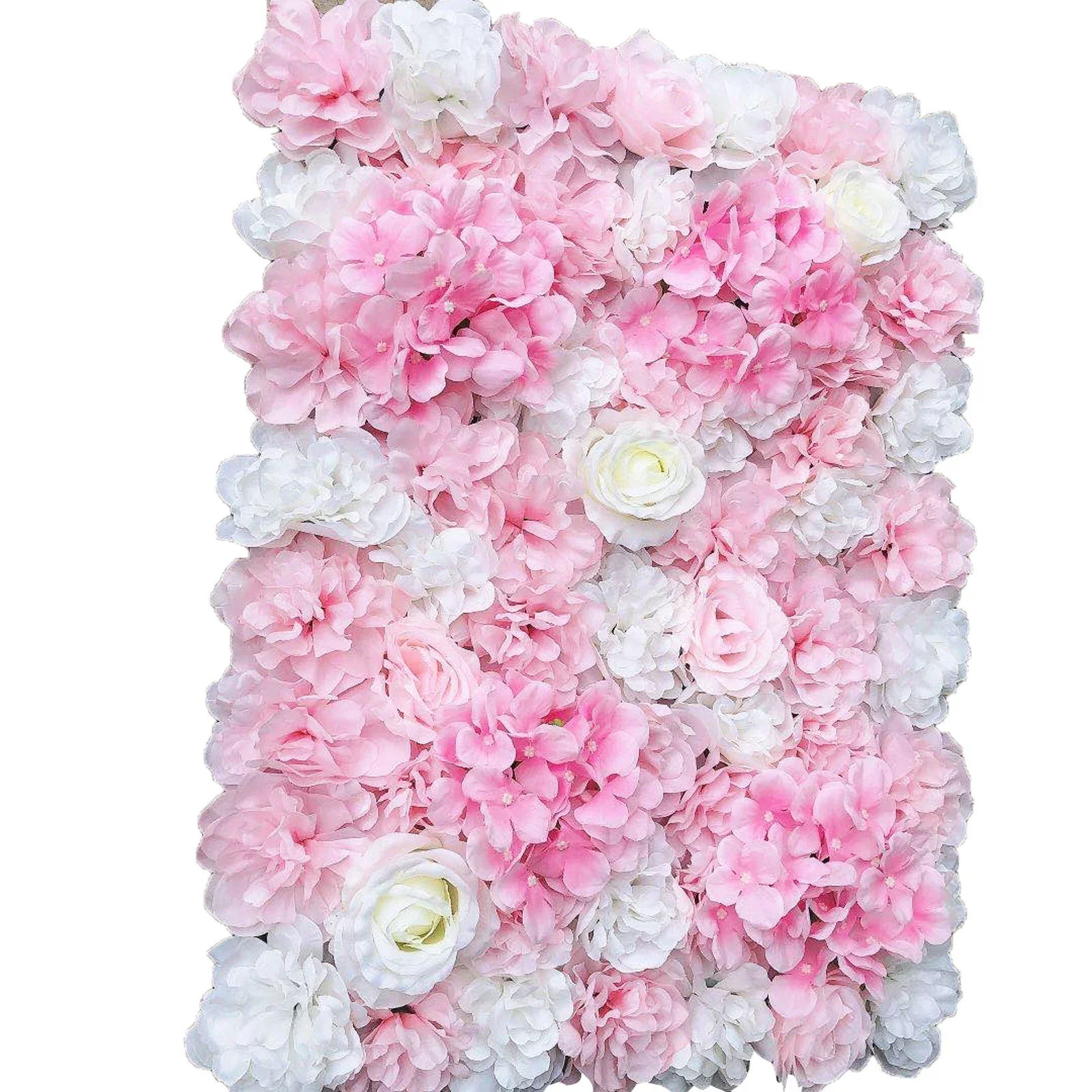 12 Pieces Artificial Silk Flower Wall Flower Column Panel Wedding Photography Venue Party DIY Decoration