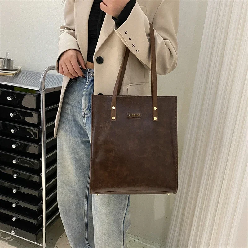 YOUDEYISI Quality Women Shoulder Bags New Trends Tote Bag Pure Color Soft PU Leather Large Capacity Shopper Totes Bolso Mujer